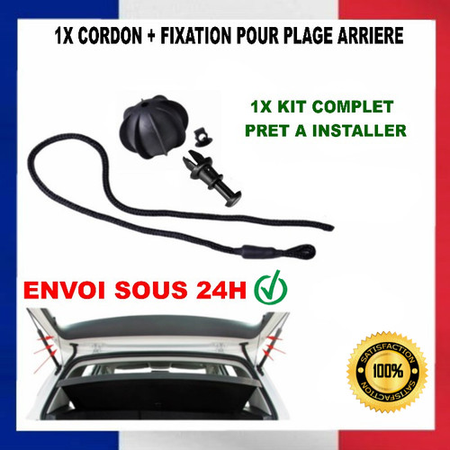 Kit clips cordon fixation - clips, +